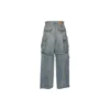 24SS Cargo-byxor i denim med dragkedja, 2-vägs ”Blue” 773759TPW534868