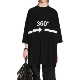 360 Tubular T-shirt Oversized ”Black” 720501TNVD51070