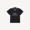 3b fotbollst-shirt med V-ringning för herr, oversized, i svart/antracit 3b fotbollst-shirt med V-ringning för herr, oversized, i svart/antracit