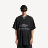 3b fotbollst-shirt med V-ringning för herr, oversized, i svart/antracit 3b fotbollst-shirt med V-ringning för herr, oversized, i svart/antracit