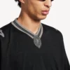 3b fotbollst-shirt med V-ringning för herr, oversized, i svart/antracit 3b fotbollst-shirt med V-ringning för herr, oversized, i svart/antracit