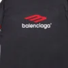 3B Sports Icon långärmad T-shirt i oversized-modell ”Black Red White” 720250TPVD71470
