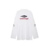 3B Sports Icon långärmad T-shirt, oversized ”White Black Red” 720250TPVD79065