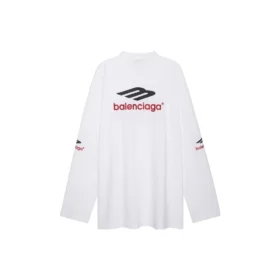3B Sports Icon långärmad T-shirt, oversized ”White Black Red” 720250TPVD79065