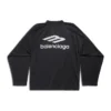 3B Sports Icon Ski långärmad T-shirt, stor storlek, ”svart” 779988TPVQ51000