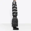 3D Scribble Crewneck bomullströja ”Black” 625985T31801070
