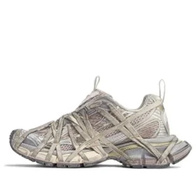 3XL Extreme Lace-sneakers ”Ljusbeige mesh och polyuretan” 778698W3XLL9191