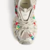 3XL Extreme-sneakers med snörning för damer i färgen äggskal/flerfärgad