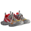 3XL Gradient Sneakers ”Vit Röd Orange” 734734W3XGM6711
