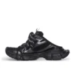 3XL Mules ”Black Mesh and Polyurethane” 742672W3XL11010