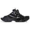 3XL Mules ”Black Mesh and Polyurethane” 742672W3XL11010