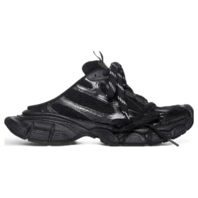 3XL Mules ”Black Mesh and Polyurethane” 742672W3XL11010
