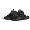 3XL Mules ”Black Mesh and Polyurethane” 742672W3XL11010