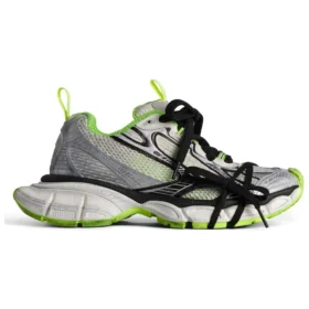 3XL Sneakers ”Grå Svart Grön Mesh och Polyuretan” 734734W3XL69031