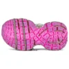 3XL-Sneakers ”Vit, grå och rosa mesh och polyuretan” 734731W3XL59050