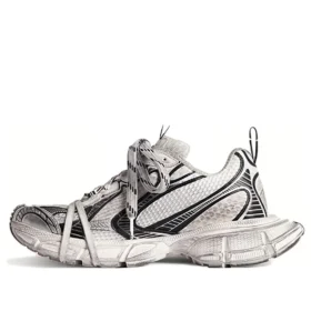 3XL Sneakers ”Vit och svart mesh och polyuretan” 734731W3XL49710