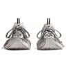 3XL Sneakers ”Vit och svart mesh och polyuretan” 734731W3XL49710