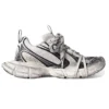 3XL-Sneakers ”Vit och svart mesh och polyuretan” 734734W3XL49710