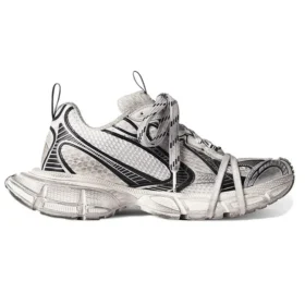 3XL-Sneakers ”Vit och svart mesh och polyuretan” 734734W3XL49710
