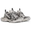 3XL-Sneakers ”Vit och svart mesh och polyuretan” 734734W3XL49710