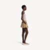 A-linjeformade boxershorts för damer i sandbeige
