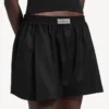 A-linjeformade boxershorts för damer i svart