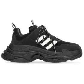 Adidas x Balenciaga Triple S-sneaker ”Black White” 712821W2ZB21090