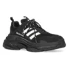 Adidas x Balenciaga Triple S-sneaker ”Black White” 712821W2ZB21090