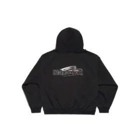 AI-genererad luvtröja ”Black White” 767877TQVF99034
