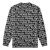All Over Balenciaga Paris Intarsia-tröja ”Black White” 599826T31701070