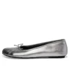 Anatomiska ballerinaskor ”Silver Shiny Soft Sheepskin” 714260WBFA18001
