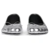 Anatomiska ballerinaskor ”Silver Shiny Soft Sheepskin” 714260WBFA18001