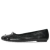 Anatomiska ballerinaskor ”Svart glänsande mjukt fårskinn” 714260WBCW01000