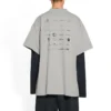 Archives Logos T-shirt Oversized ”Ljusgrå” 712398TNVQ71342