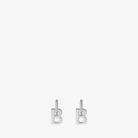 B-kedja XS-örhängen i silver