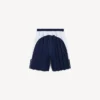 Baggy fotbollsshorts för herr i marinblått