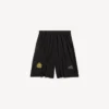 Baggy fotbollsshorts för herr i svart