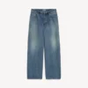 Baggy-jeans för herr i mörkblått
