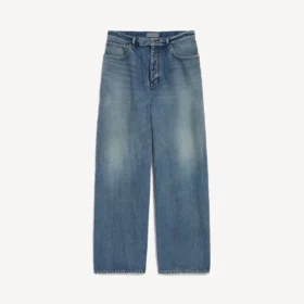 Baggy-jeans för herr i mörkblått