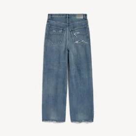 Baggy-jeans för herr i mörkblått