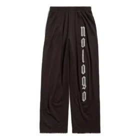 Baggy-joggingbyxor utan logotyp ”Black Grey” 787357TQVK71055