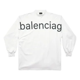 Bal.com Långärmad T-shirt i oversized-modell ”White” 739027TOVO19081