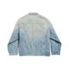 Bal Diagonal Allover Oversized-jackor ”Light Blue Japanese Ring Denim” 773616TPW534868