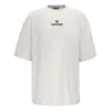 Balenciaga Alphabet Logo kortärmad tröja för män, grå/vit 641614TJVA99054