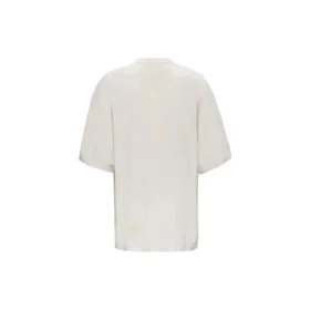 Balenciaga Alphabet Logo kortärmad tröja för män, grå/vit 641614TJVA99054