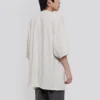 Balenciaga Alphabet Logo kortärmad tröja för män, grå/vit 641614TJVA99054