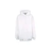 Balenciaga Back Alphabet för män, långärmad tröja med huva, vit 556113TAV379000