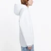 Balenciaga Back Alphabet för män, långärmad tröja med huva, vit 556113TAV379000