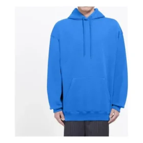 Balenciaga Back Logo Alphabet Printing för män, blå 570811THV798077