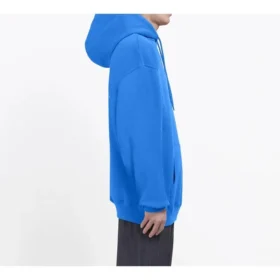Balenciaga Back Logo Alphabet Printing för män, blå 570811THV798077